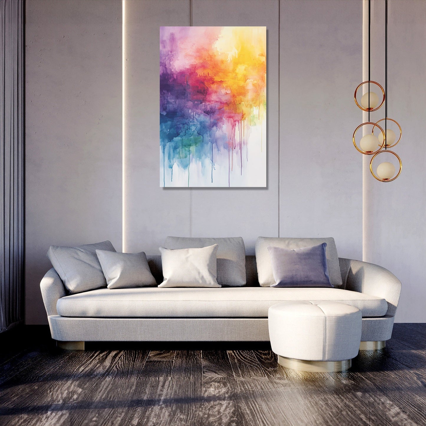 Vivid Descent Canvas