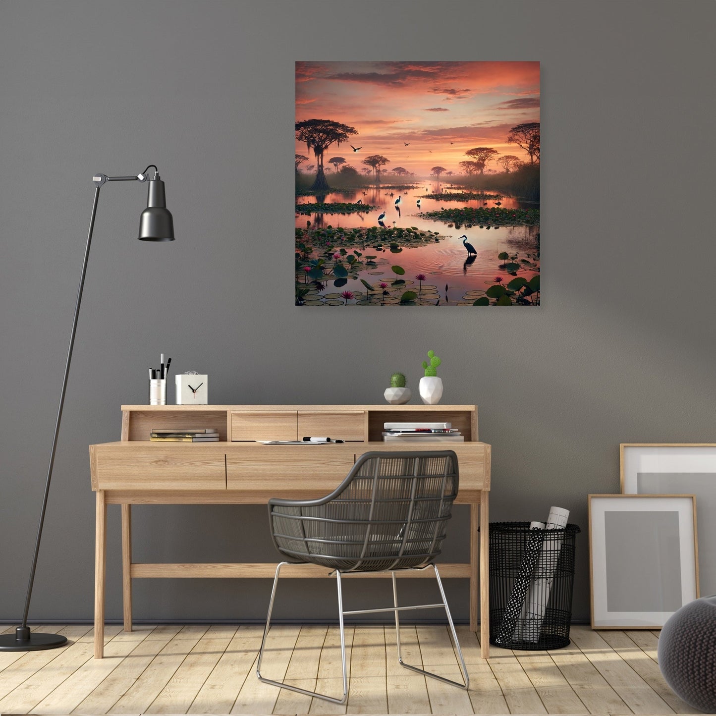 Pantanal Dusk Canvas