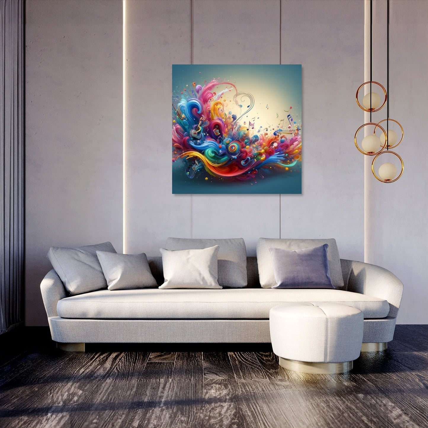 Lively Music Festival Canvas
