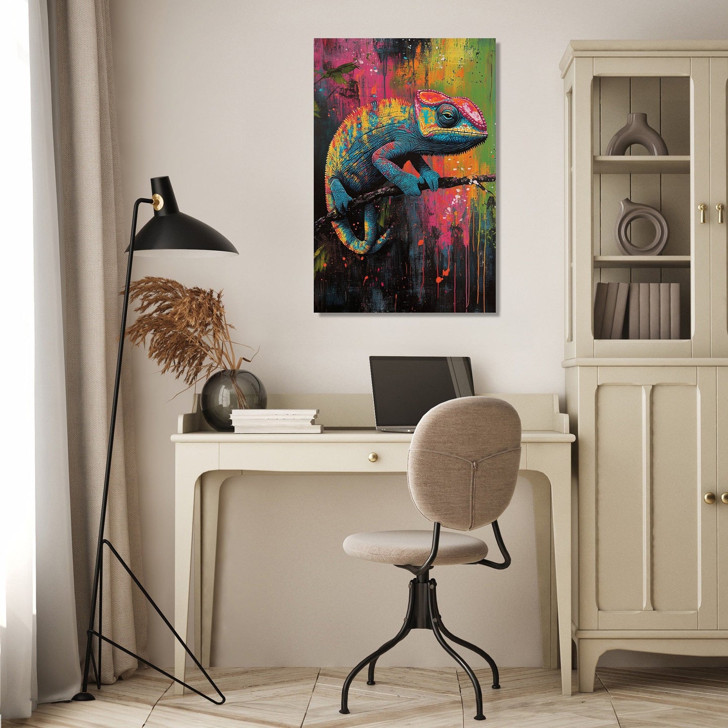 Chameleon Colour Dance Canvas