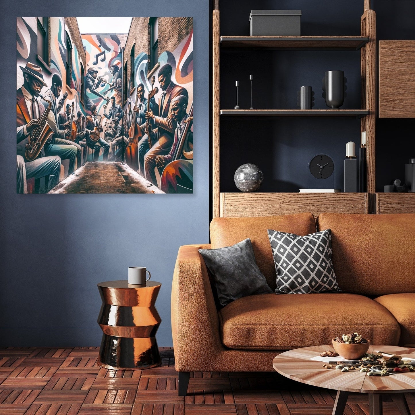 Melodic Alley Canvas