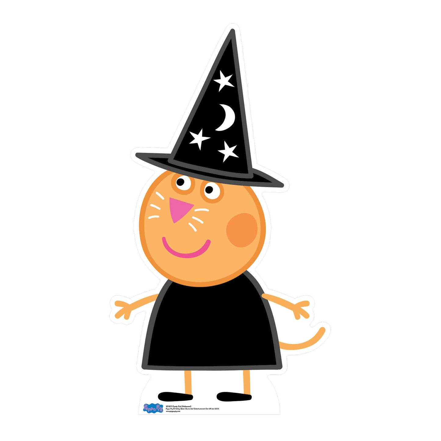 SC1277 Candy Cat (Peppa Pig Halloween) Cardboard Cut Out Height 94cm