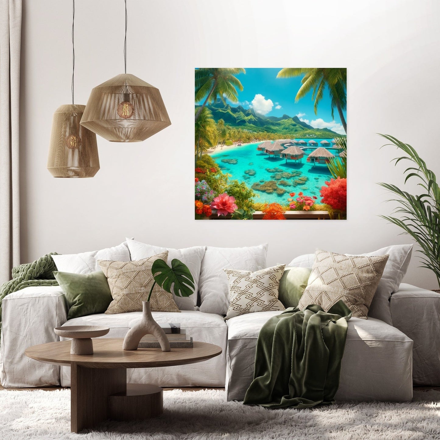 Bora Bora Paradise Canvas
