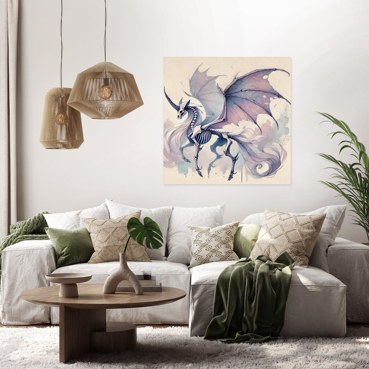 Ethereal Thestral Canvas