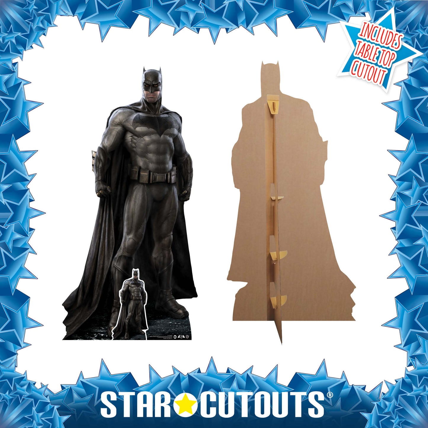 SC1291 Because I'm Batman Ben Affleck Cardboard Cut Out Height 193cm