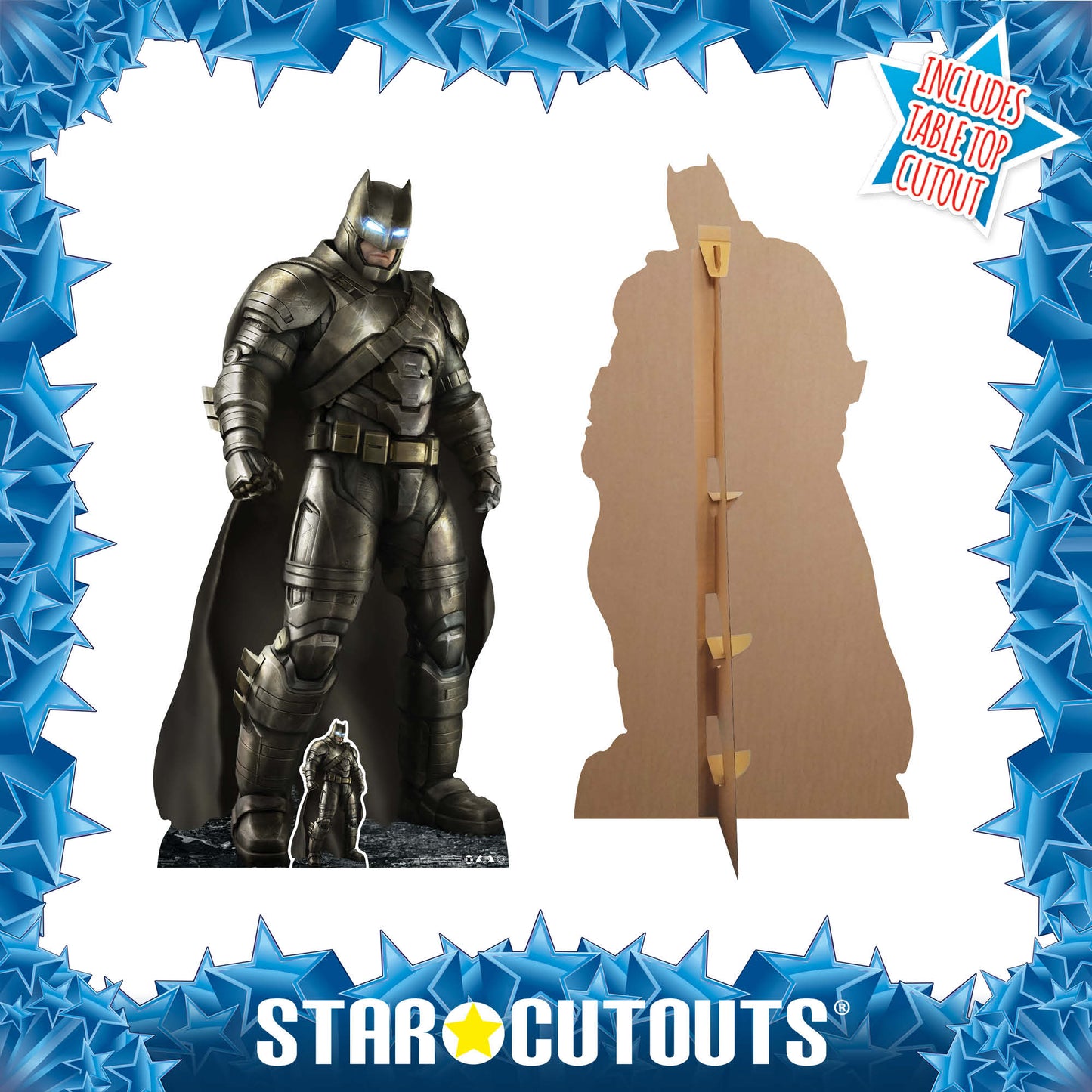 SC1292 Armoured Batsuit Ben Affleck Cardboard Cut Out Height 190cm