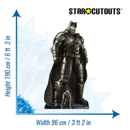 SC1292 Armoured Batsuit Ben Affleck Cardboard Cut Out Height 190cm