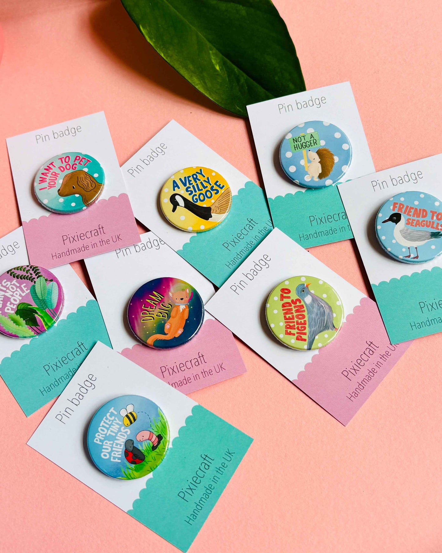 Plants Not People Funny Badge or Magnet