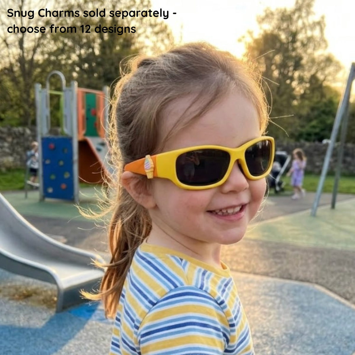 Yellow Orange Kids Sunglasses | Signature Lens | Snug Fit | 3-5 Years