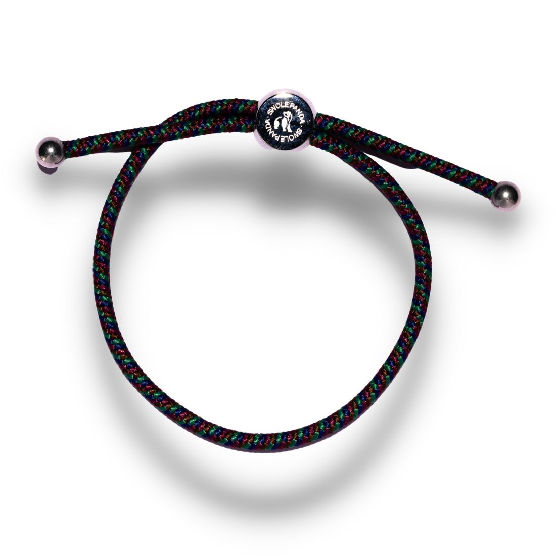 Rope Bracelet - Green & Blue Zigzag