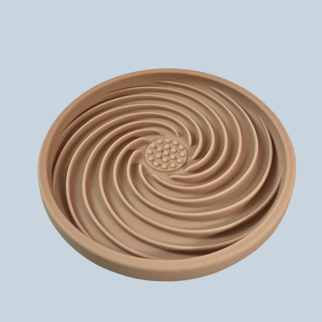 Slow & Steady - 2-in-1 Slow Feeder Bowl & Lick Mat | Calmer Mealtimes | Tail Tips UK