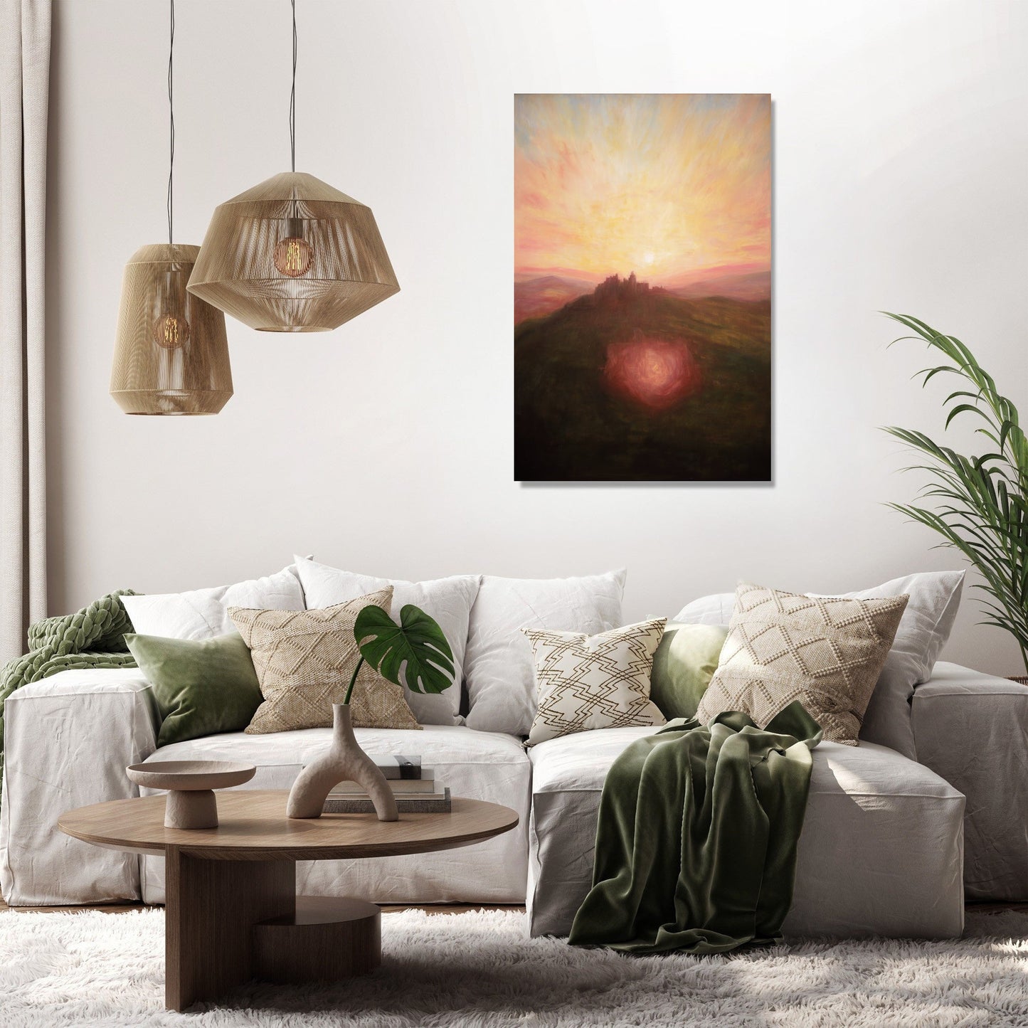 Castle Shadow Canvas