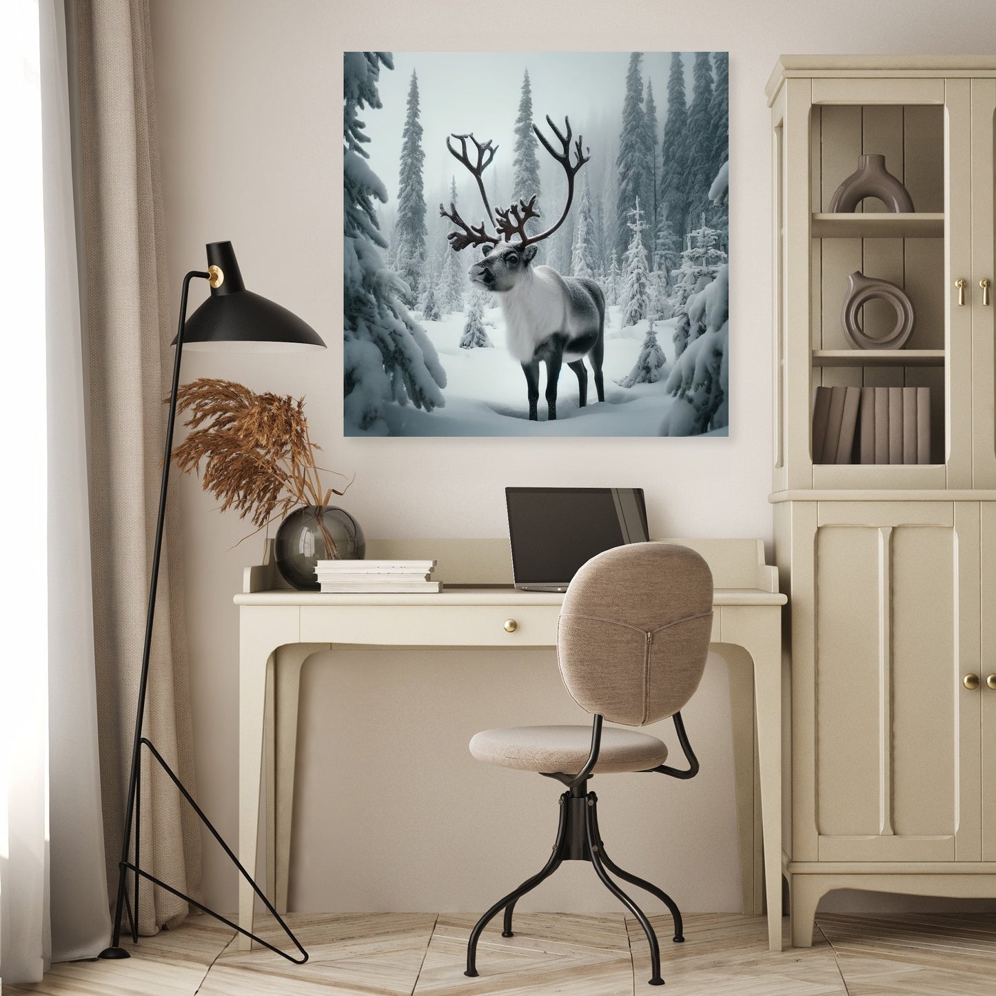 Reindeer Majesty Canvas