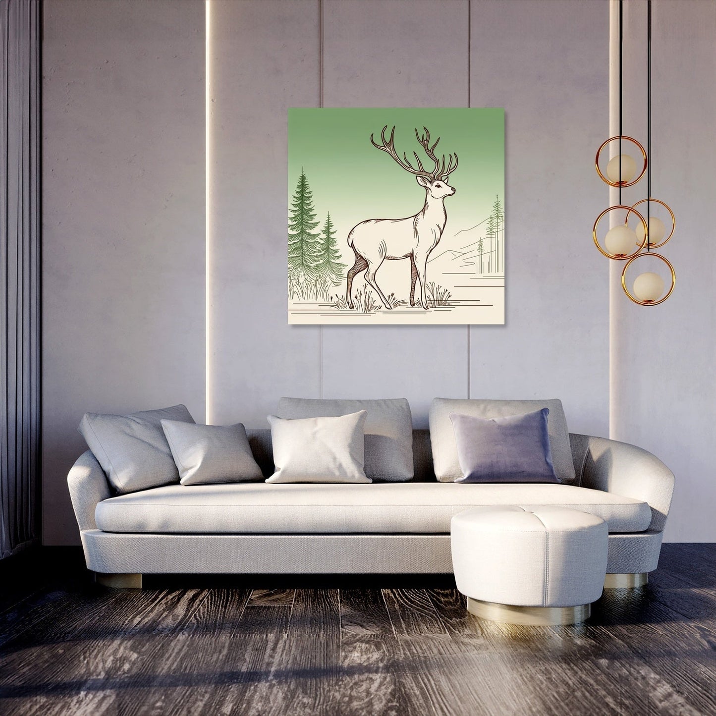 Graceful Deer Canvas