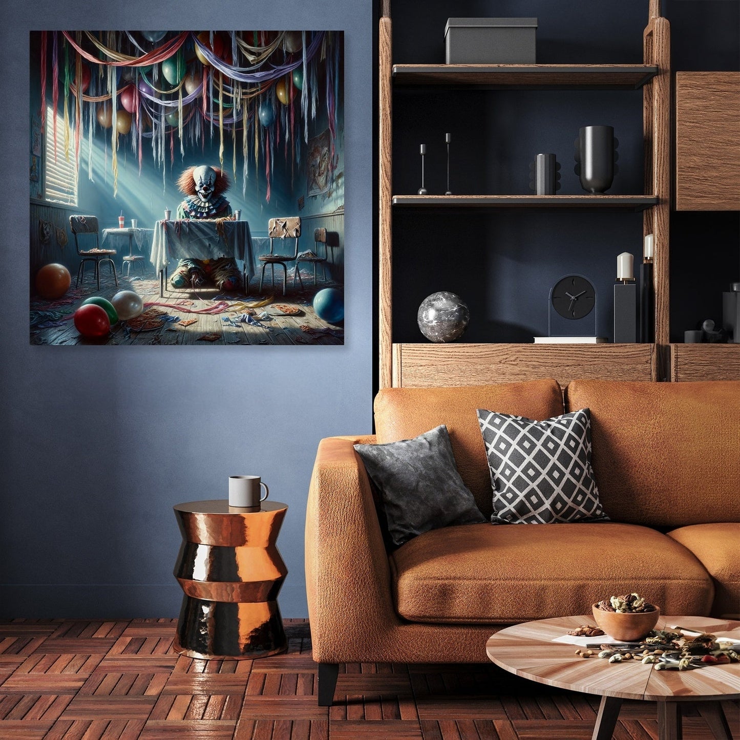 Haunted Party Room Canvas