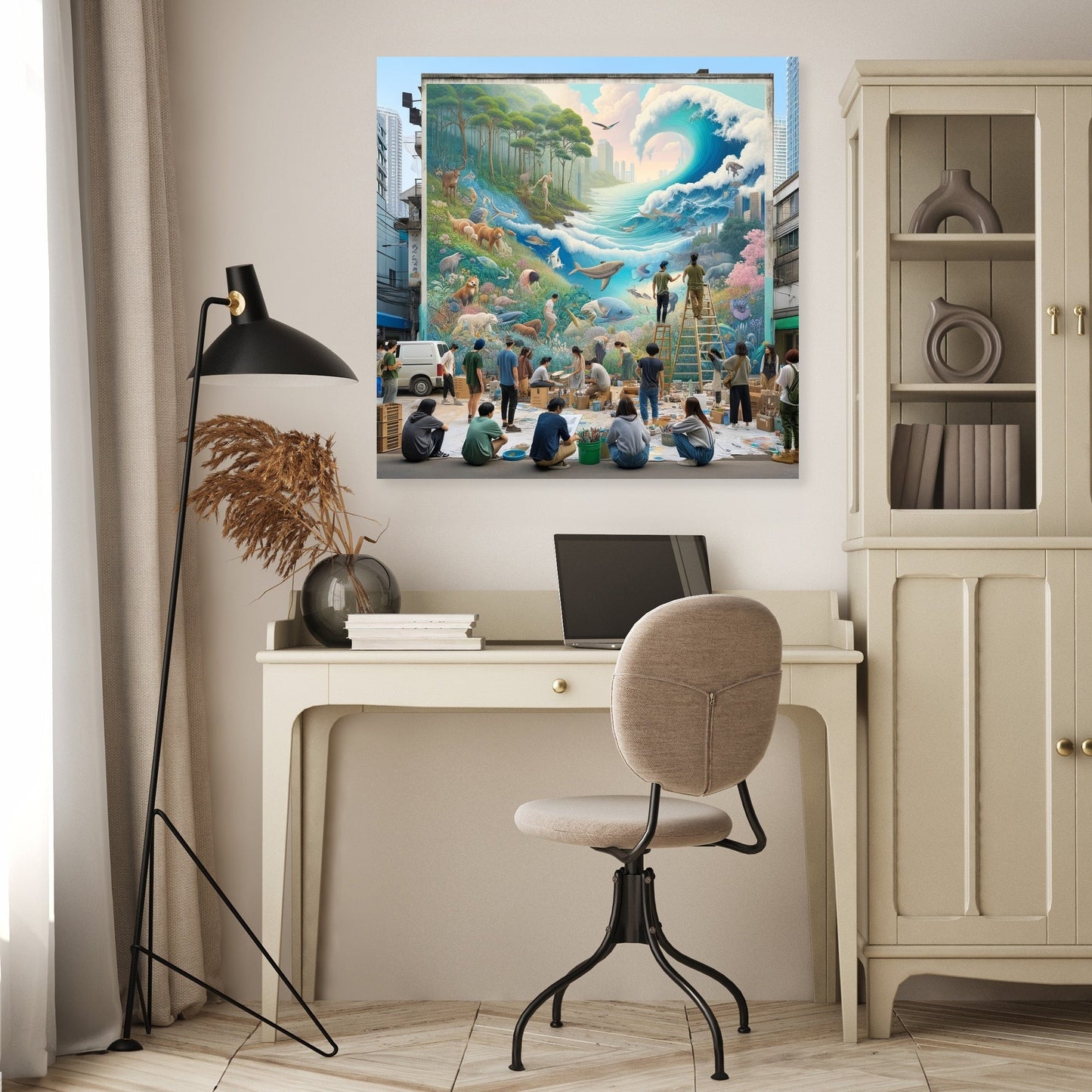 Nature's Mural Harmony Canvas
