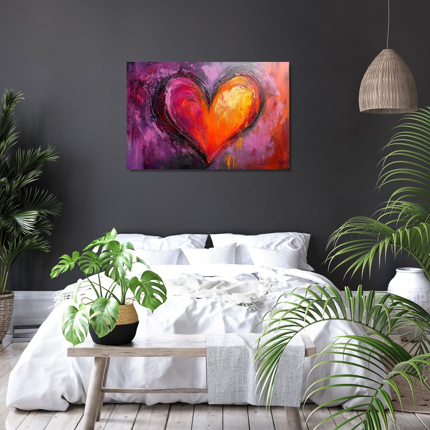 Passionate Heart Canvas