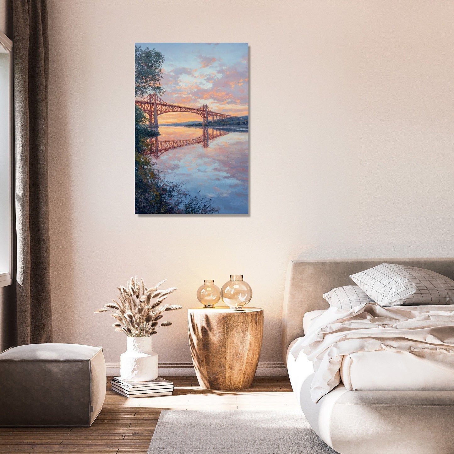 Forth Bridge Dawn Canvas
