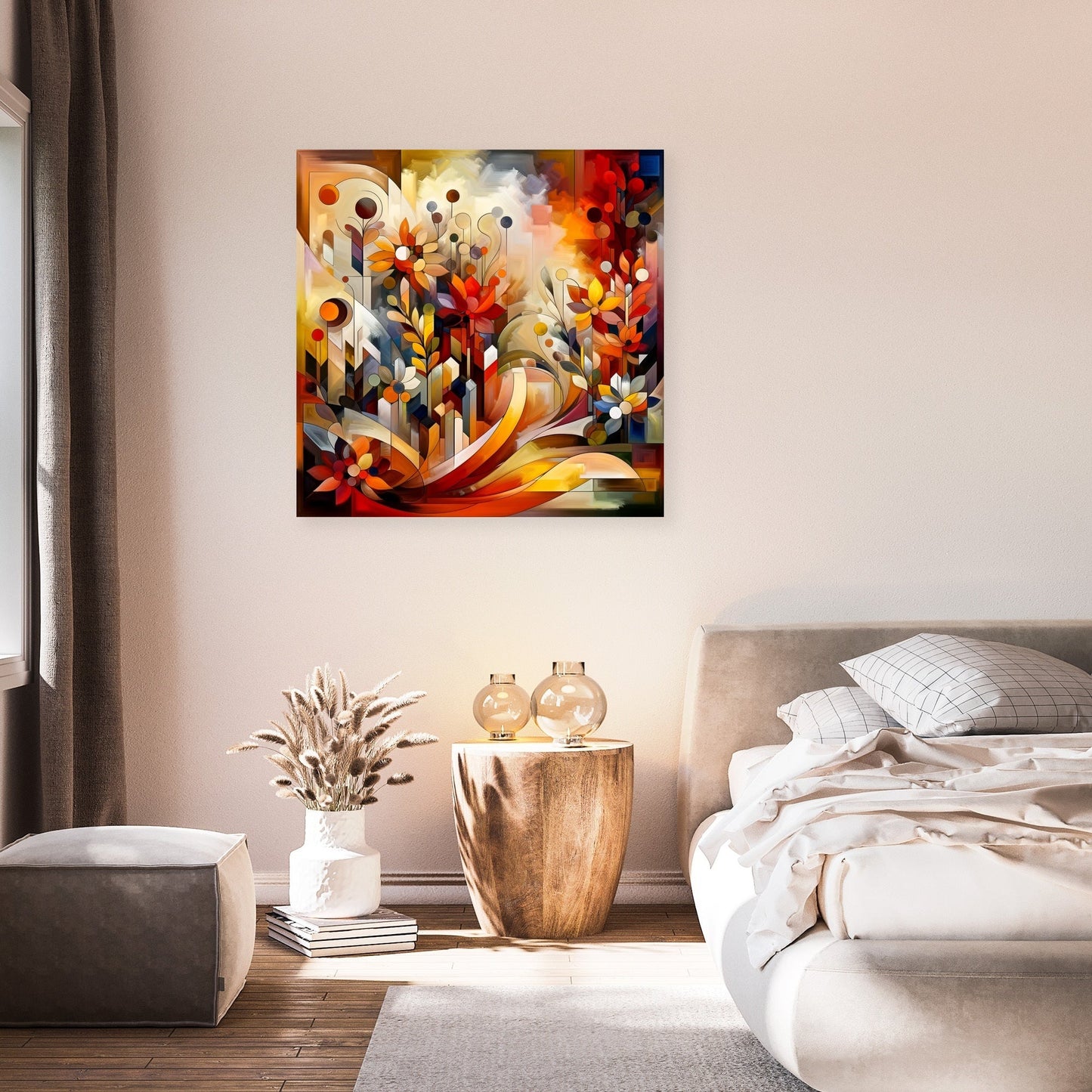 Abstract Garden Symphony Canvas