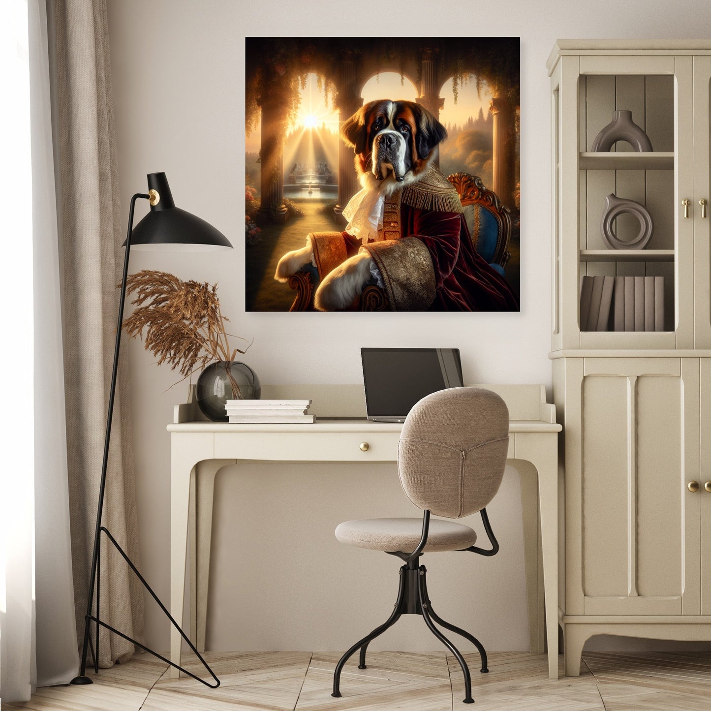 Regal Dawn Saint Bernard Canvas