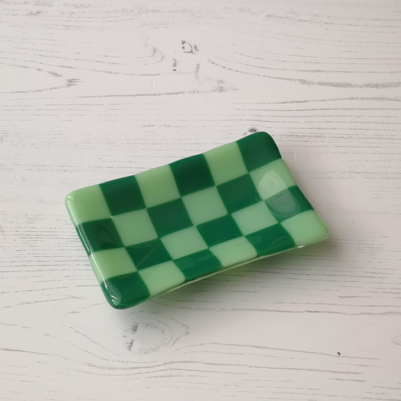 12x7cm Chequered Dual Coloured Small Tray - Bullseye Collection