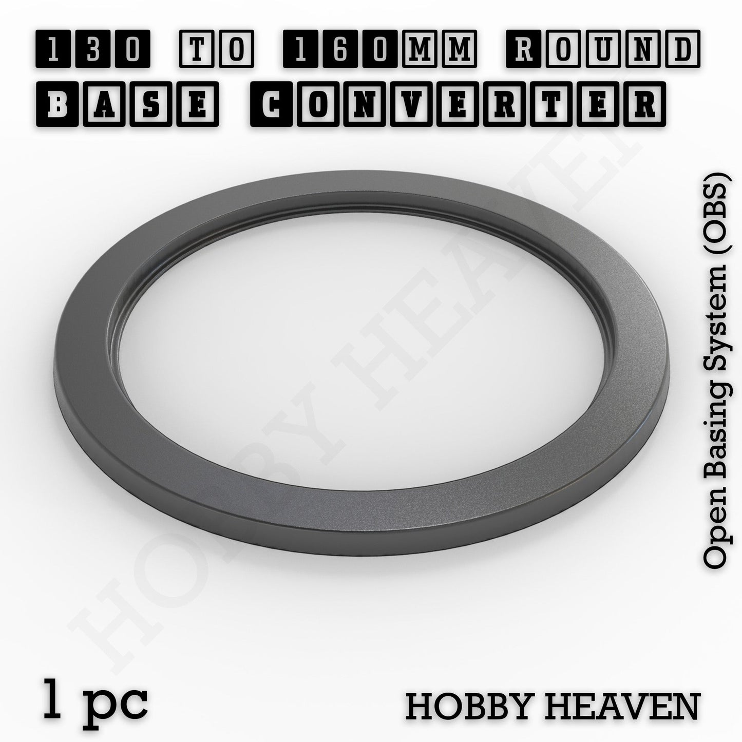 Round to Round Base Converters 3D Print Full Range