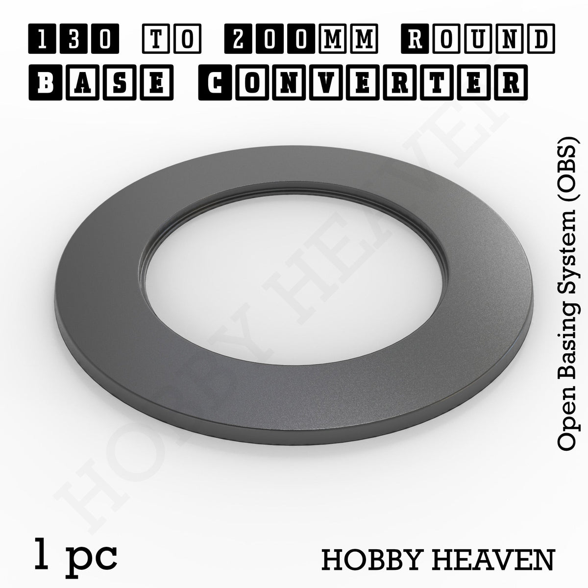 Round to Round Base Converters 3D Print Full Range