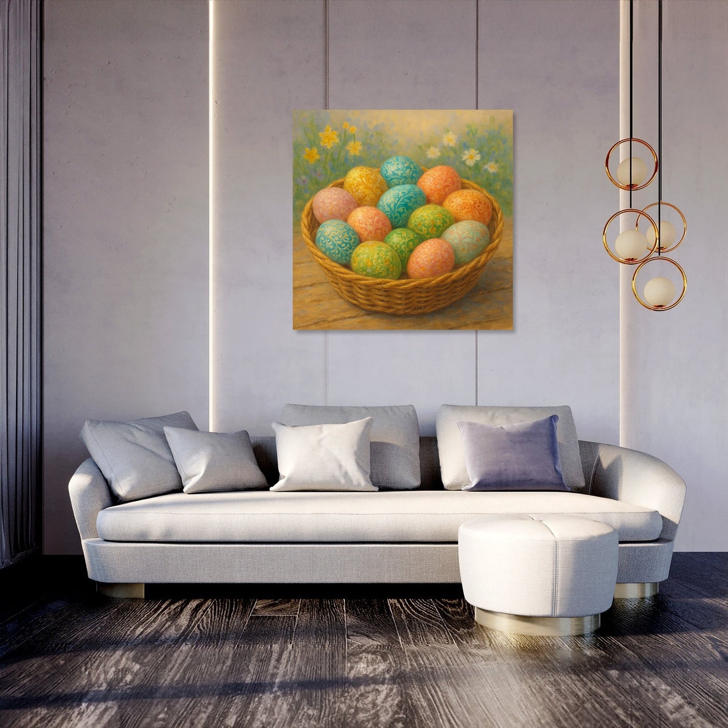 Easter Egg Bounty Canvas