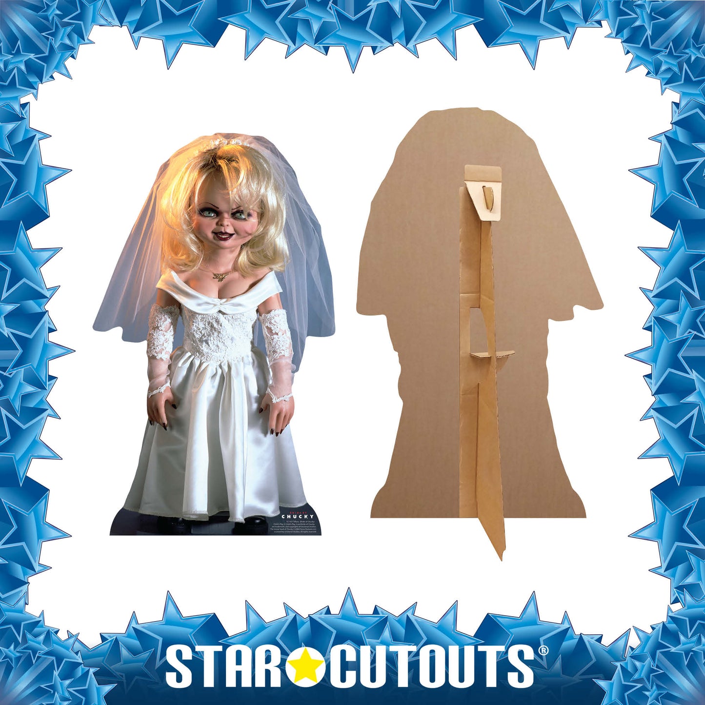 SC1307 Tiffany Doll Bride of Chucky Cardboard Cut Out Height 75cm