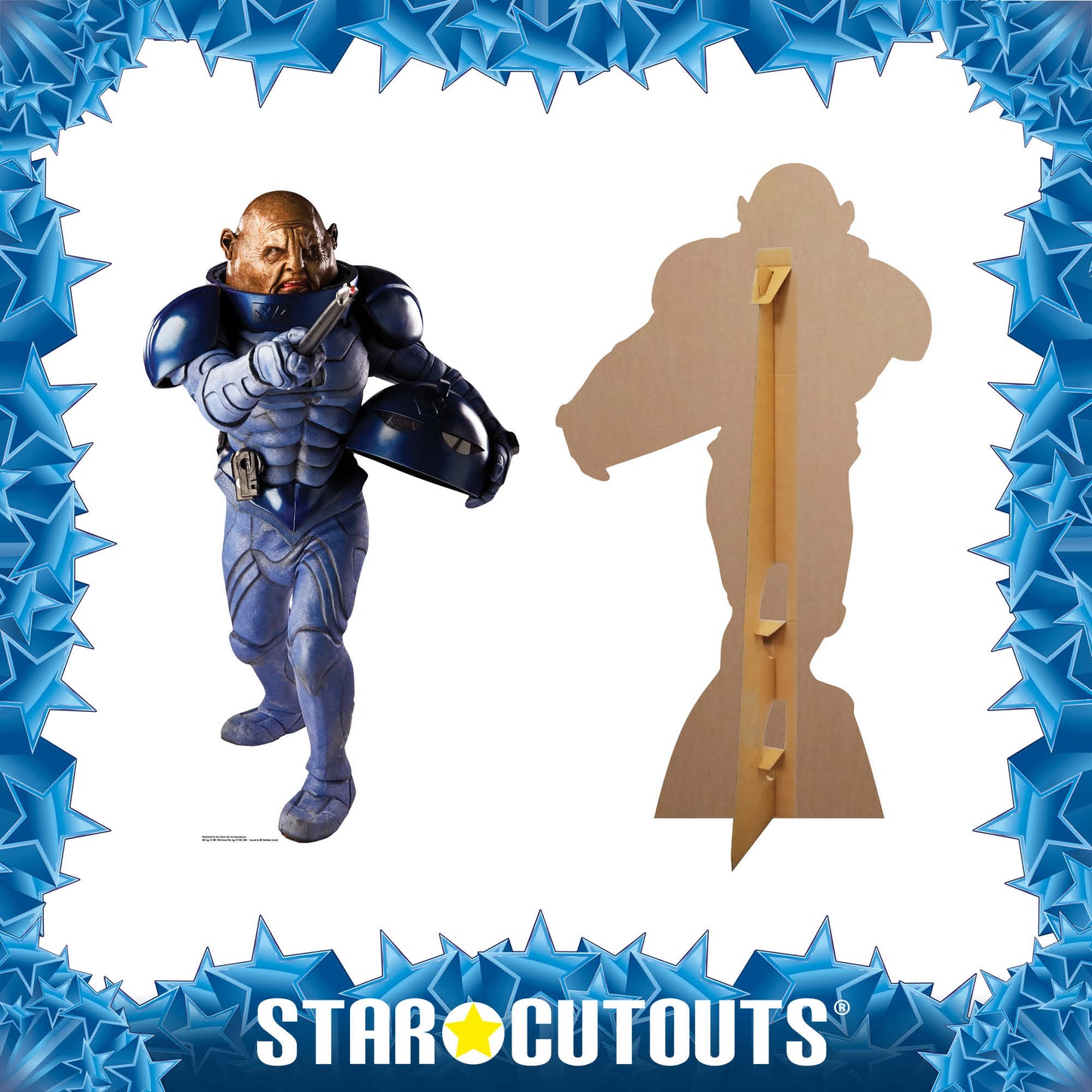 SC131 General Staal Sontaran Cardboard Cut Out Height 154cm