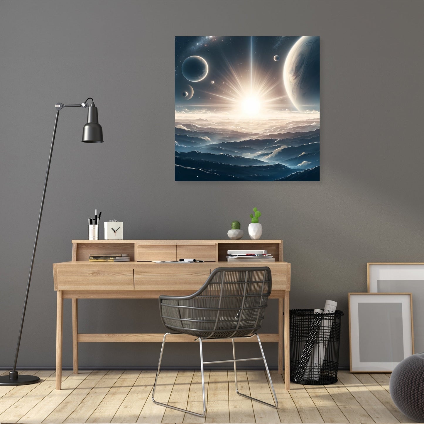 Planetary Vista Canvas