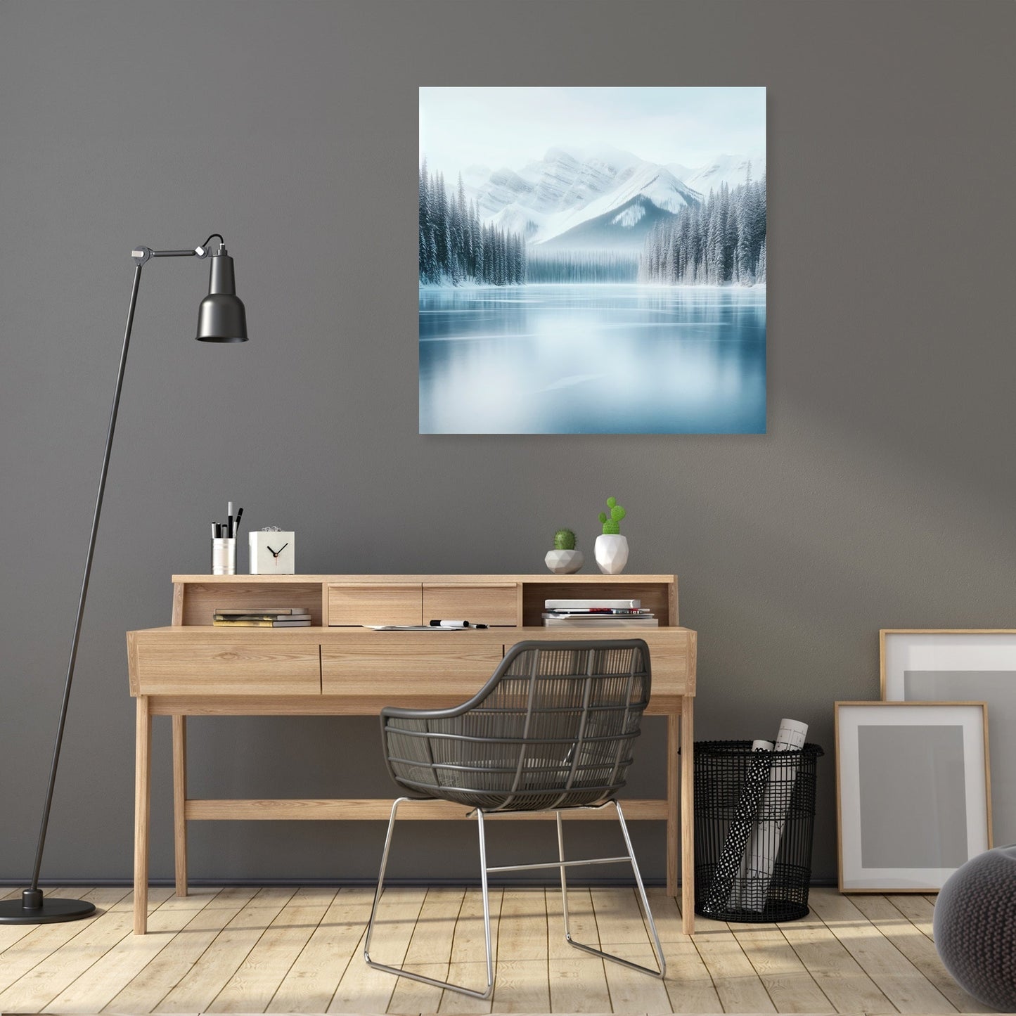 Winter Lake Canvas