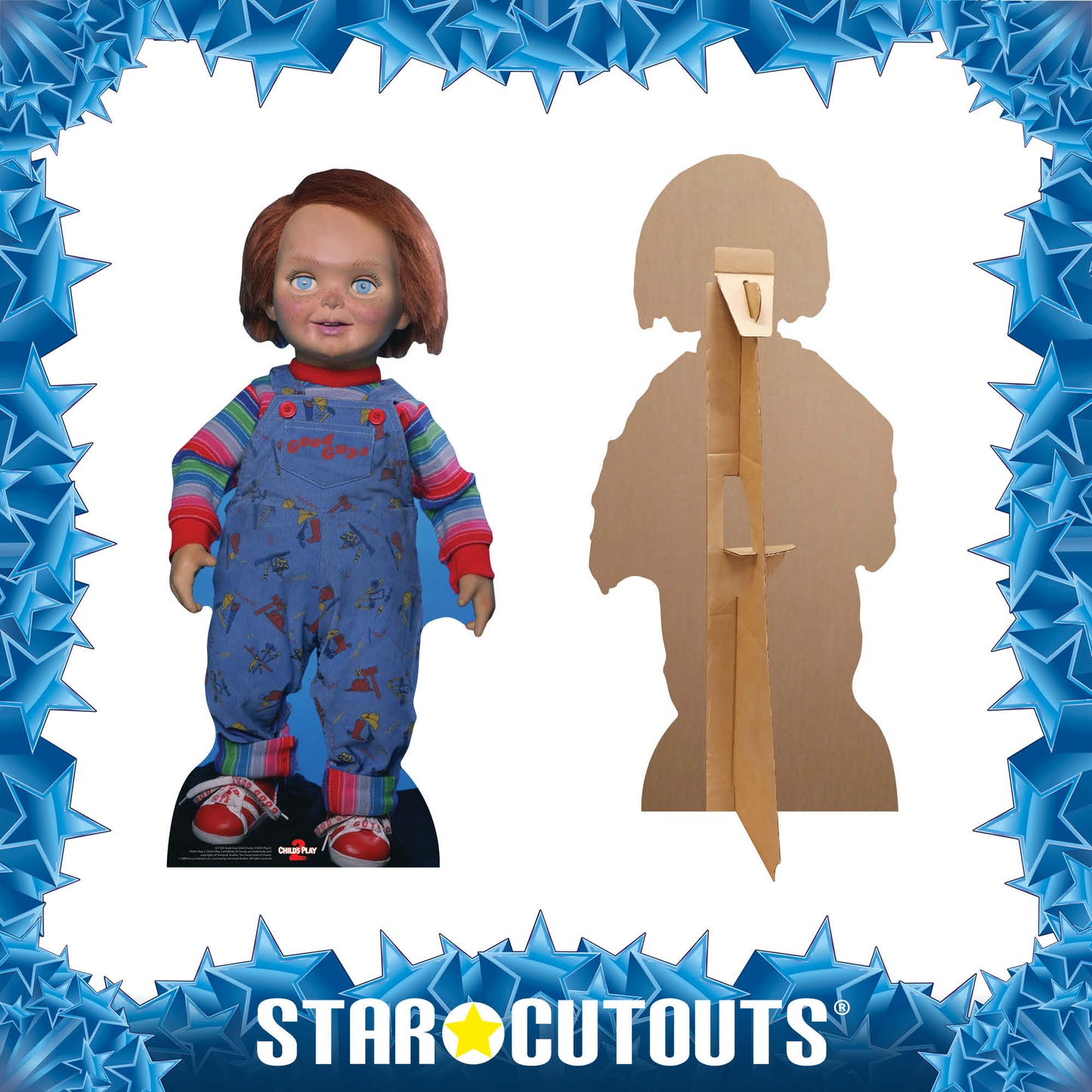 SC1326 Good Guys Doll Chucky Cardboard Cut Out Height 75cm