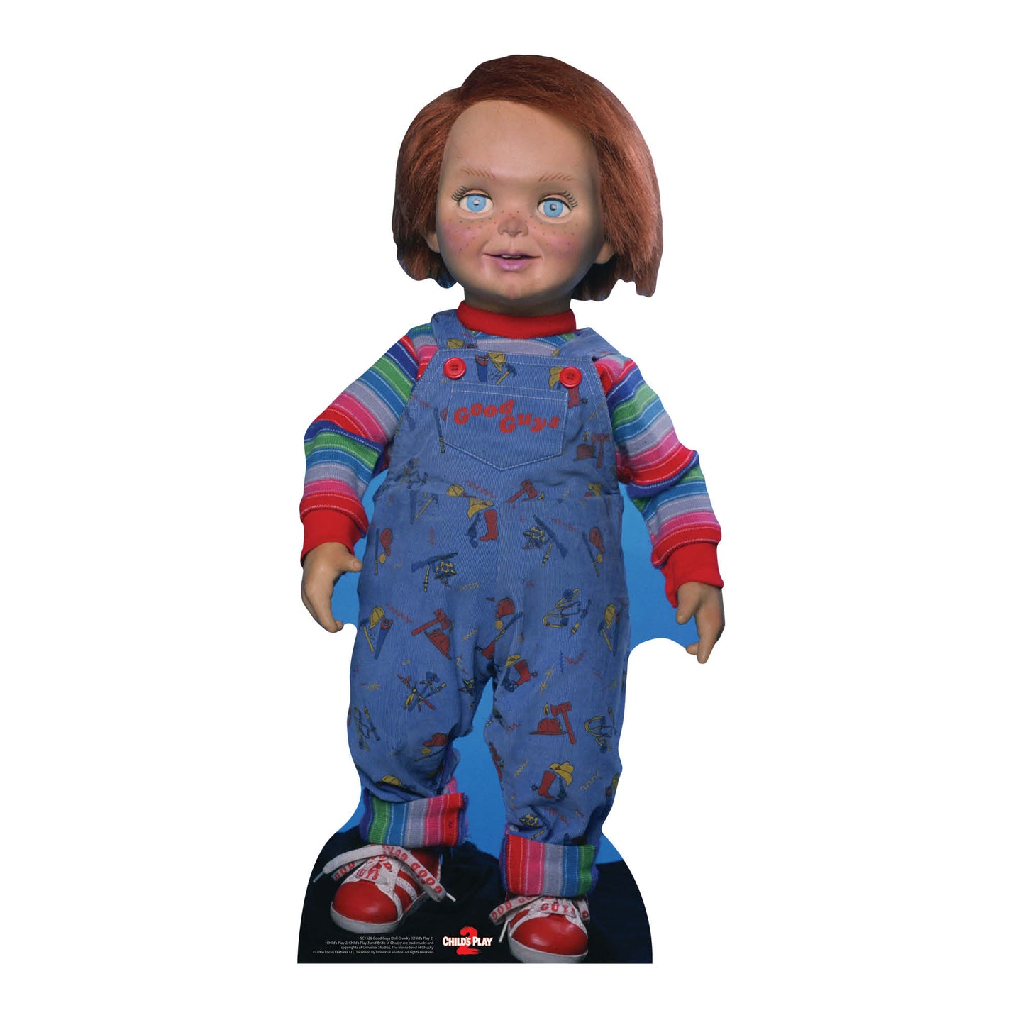 SC1326 Good Guys Doll Chucky Cardboard Cut Out Height 75cm