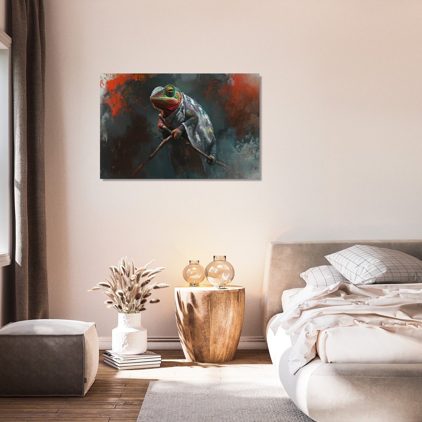 Chameleon's Elegance Canvas