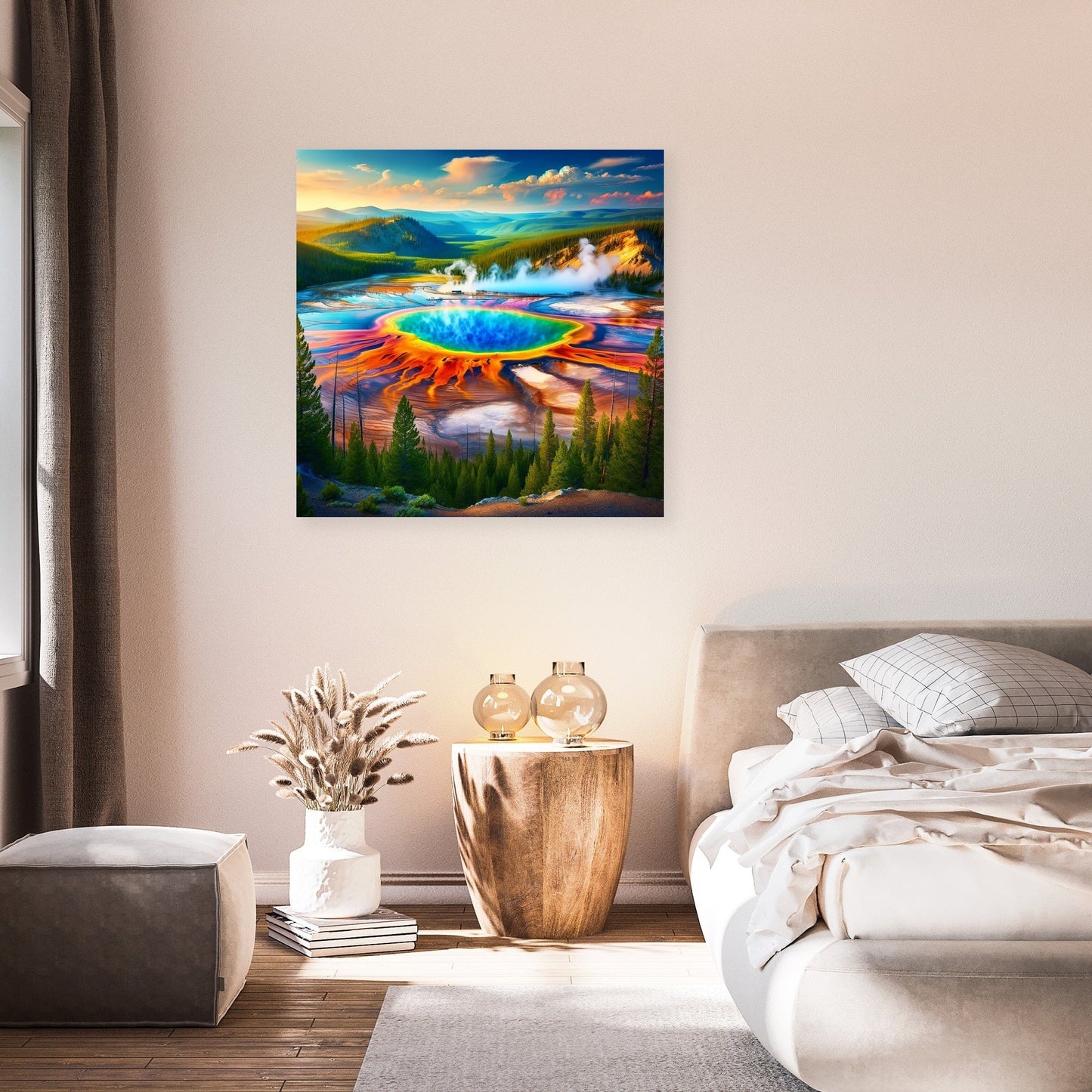 Grand Prismatic Vista Canvas