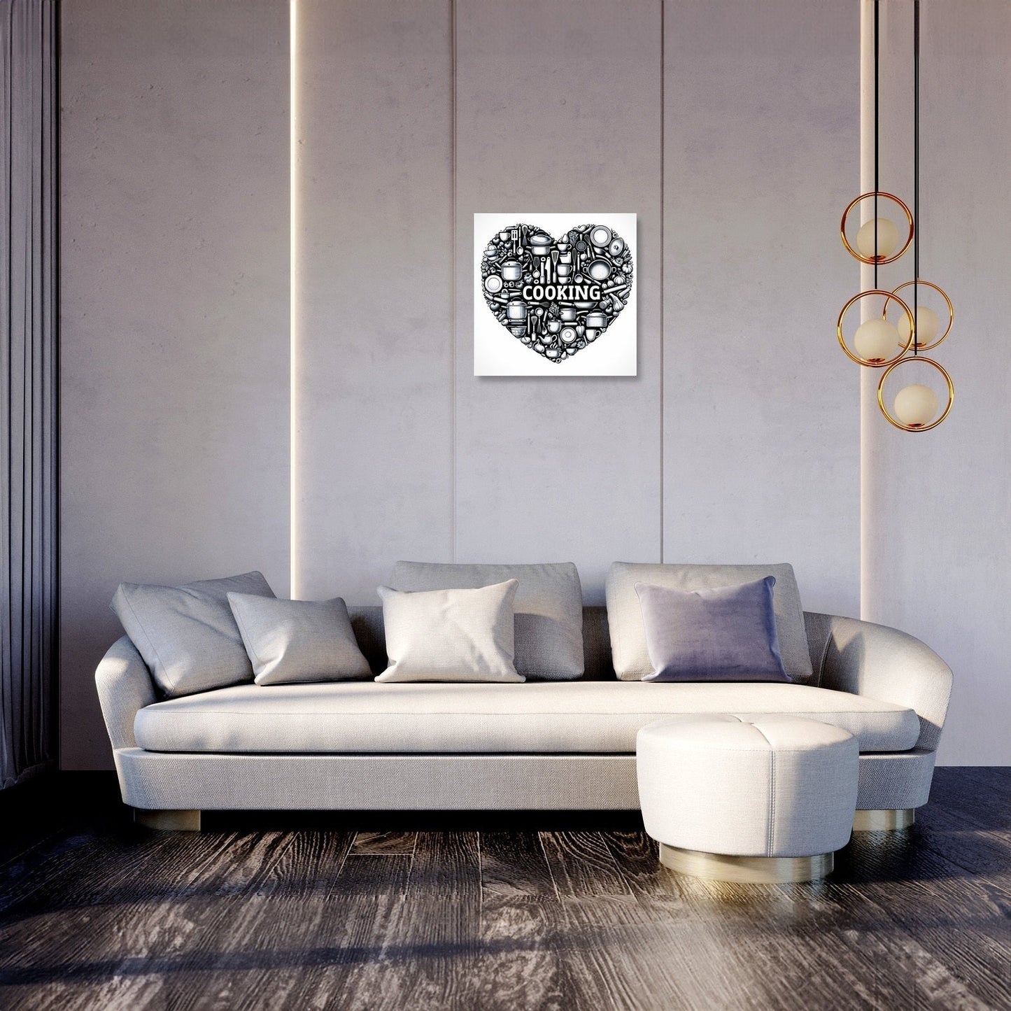 Culinary Heart Canvas