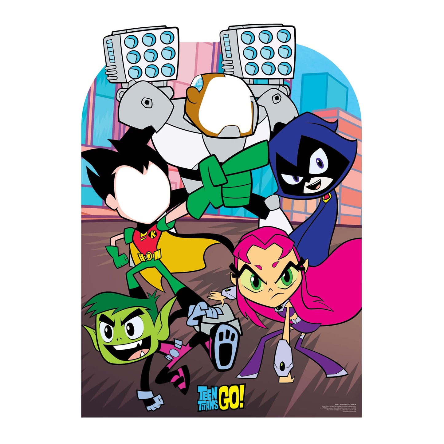 SC1338 Teen Titans Go Stand-In Cardboard Cut Out Height 133cm