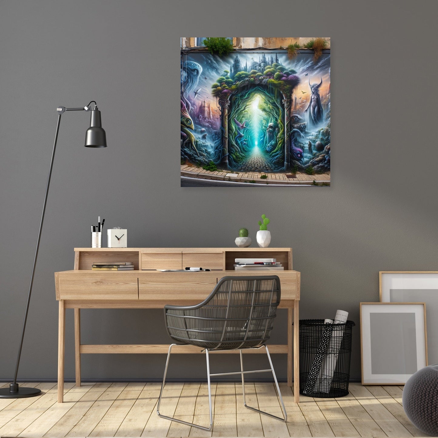 Graffiti Gateway Canvas