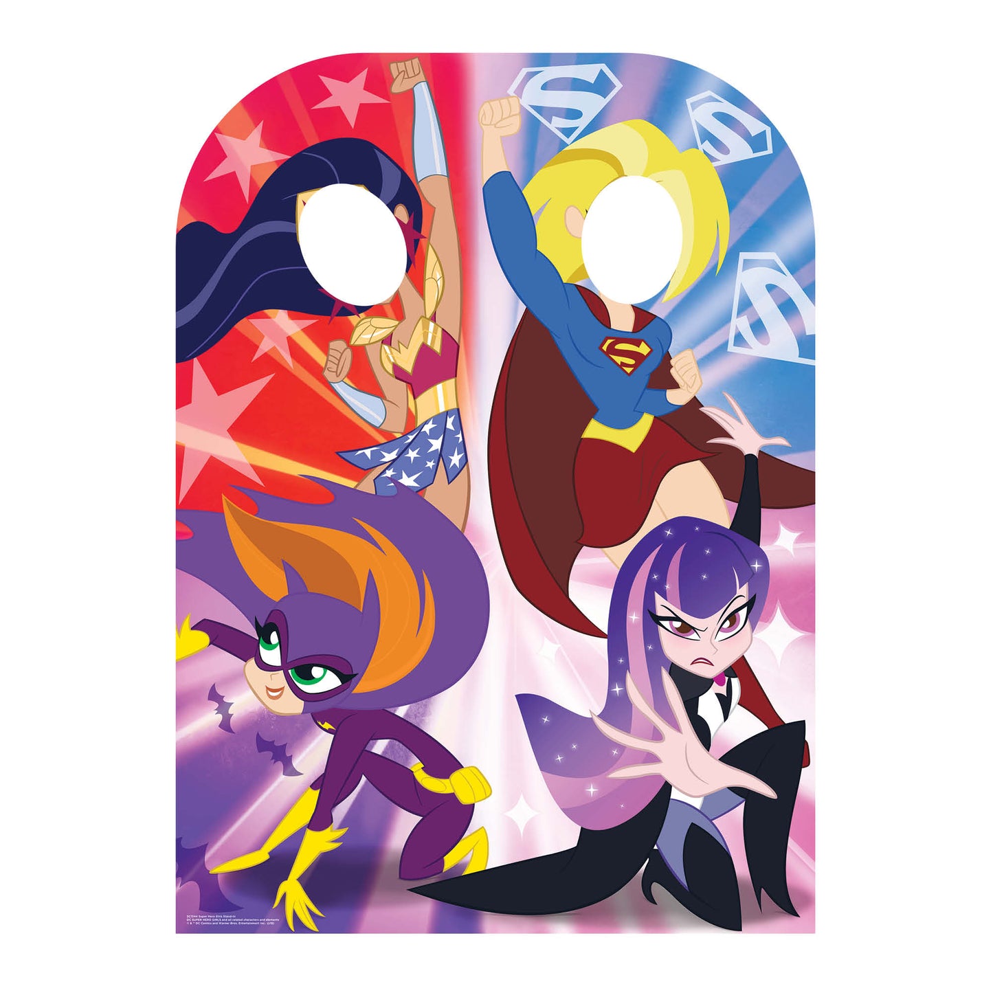 SC1344 Super Hero Girls Child Size Stand-In Cardboard Cut Out Height 130cm