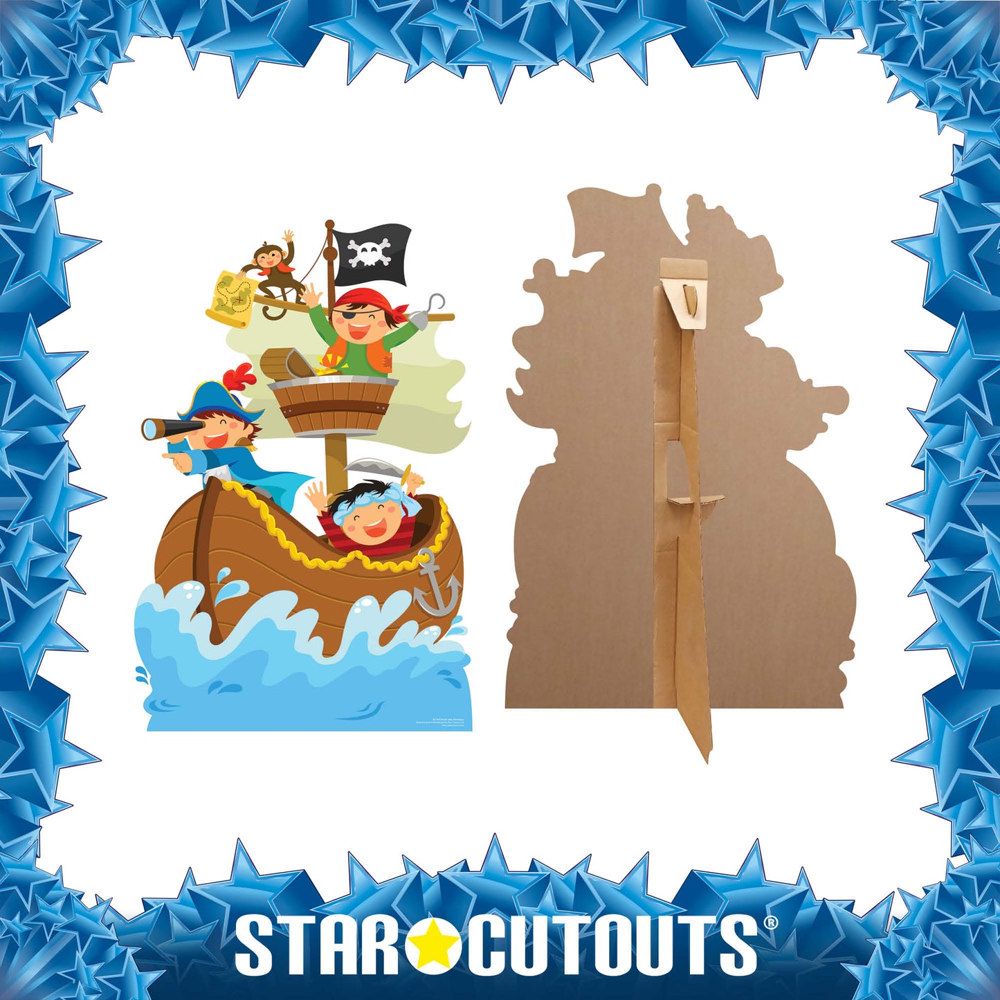 SC1345 Pirate Ship Adventure (Star Mini) Cardboard Cut Out Height 90cm