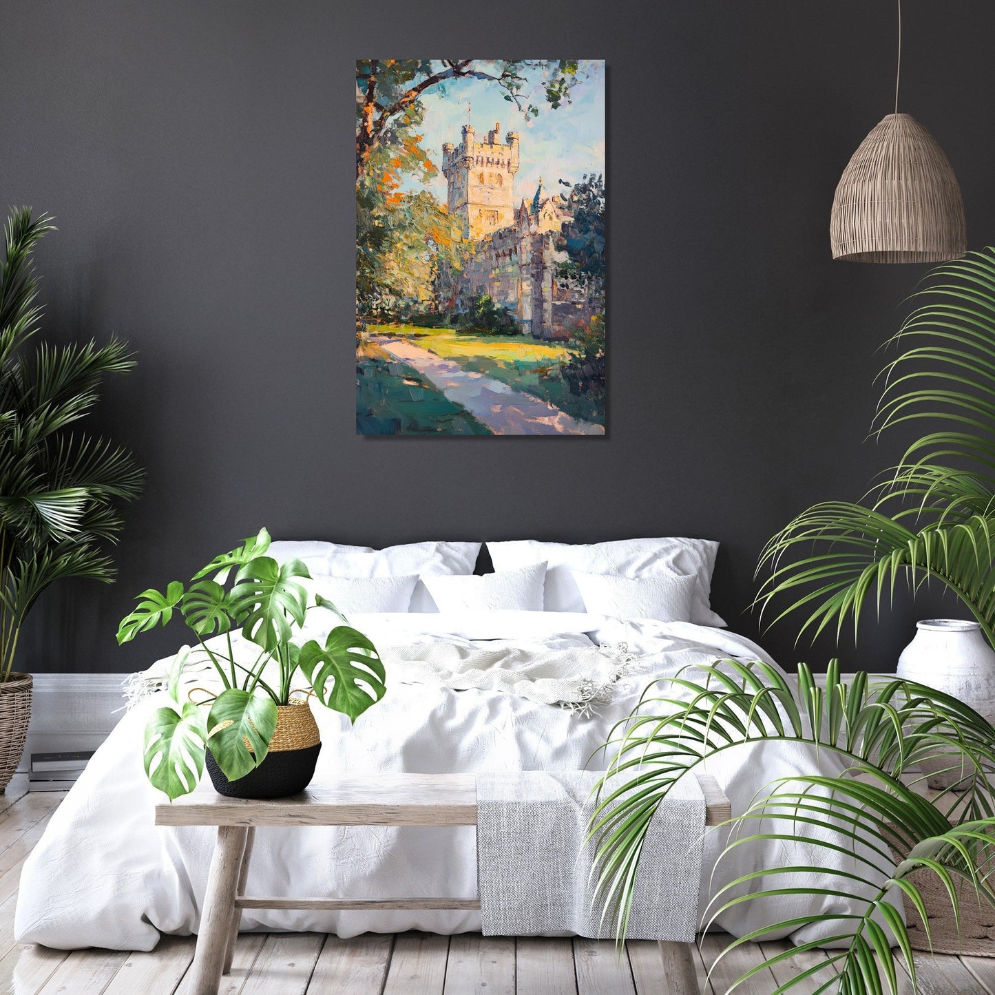 Cardiff Castle Sunrise Canvas