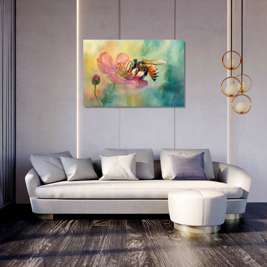 Bee Blossom Canvas