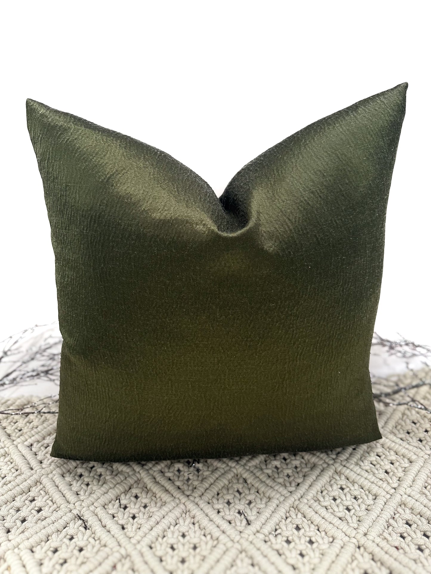 The Couture Cushion - The Everest Green Laurent - Style No. 24