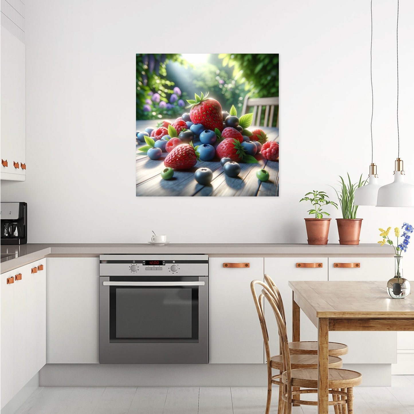 Sunlit Berries Canvas
