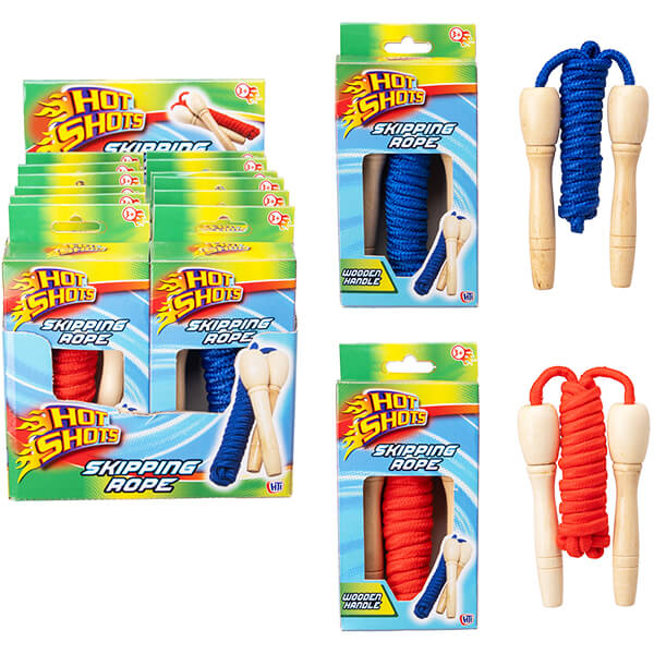 Children's Outdoor Skipping Rope Toy in Assorted Colours (single)