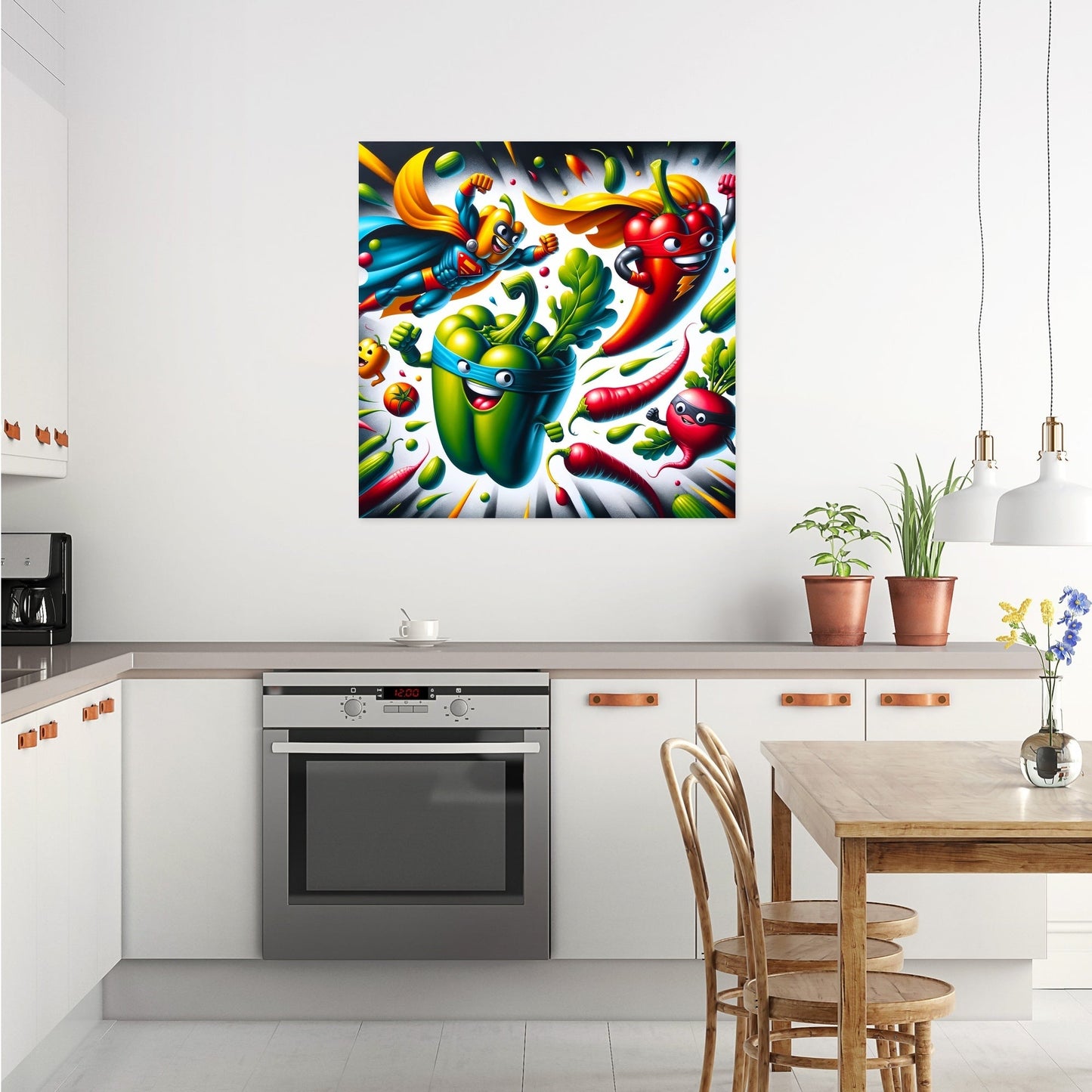 Veggie Villains and Heroes Canvas