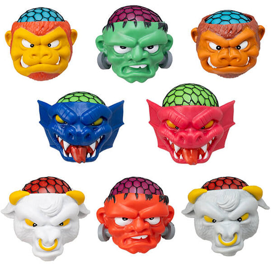 Kids Super Squishy Monster Brain Toy in Assorted Designs (single)