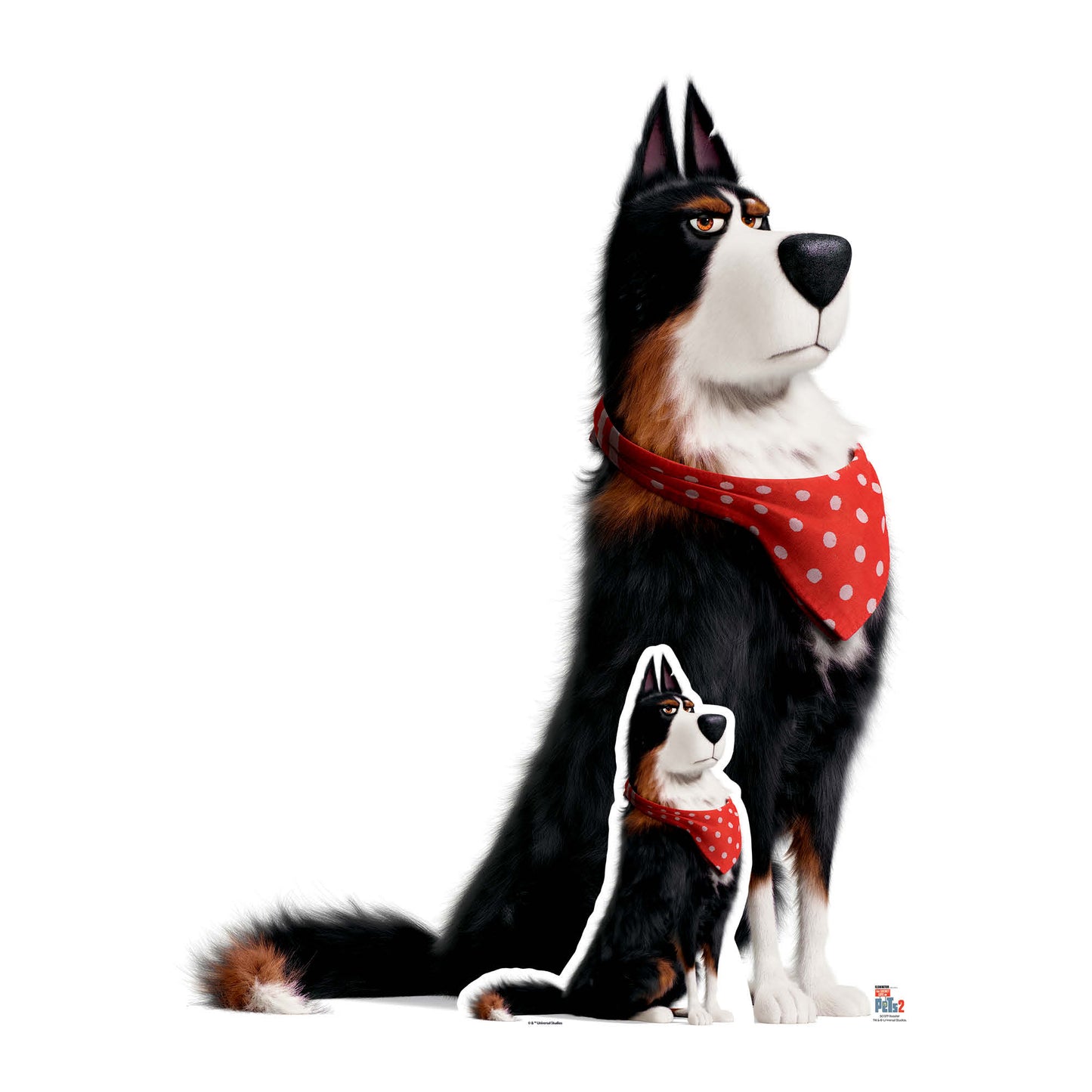 SC1377 Rooster Sheepdog Secret Life of Pets Cardboard Cut Out Height 127cm