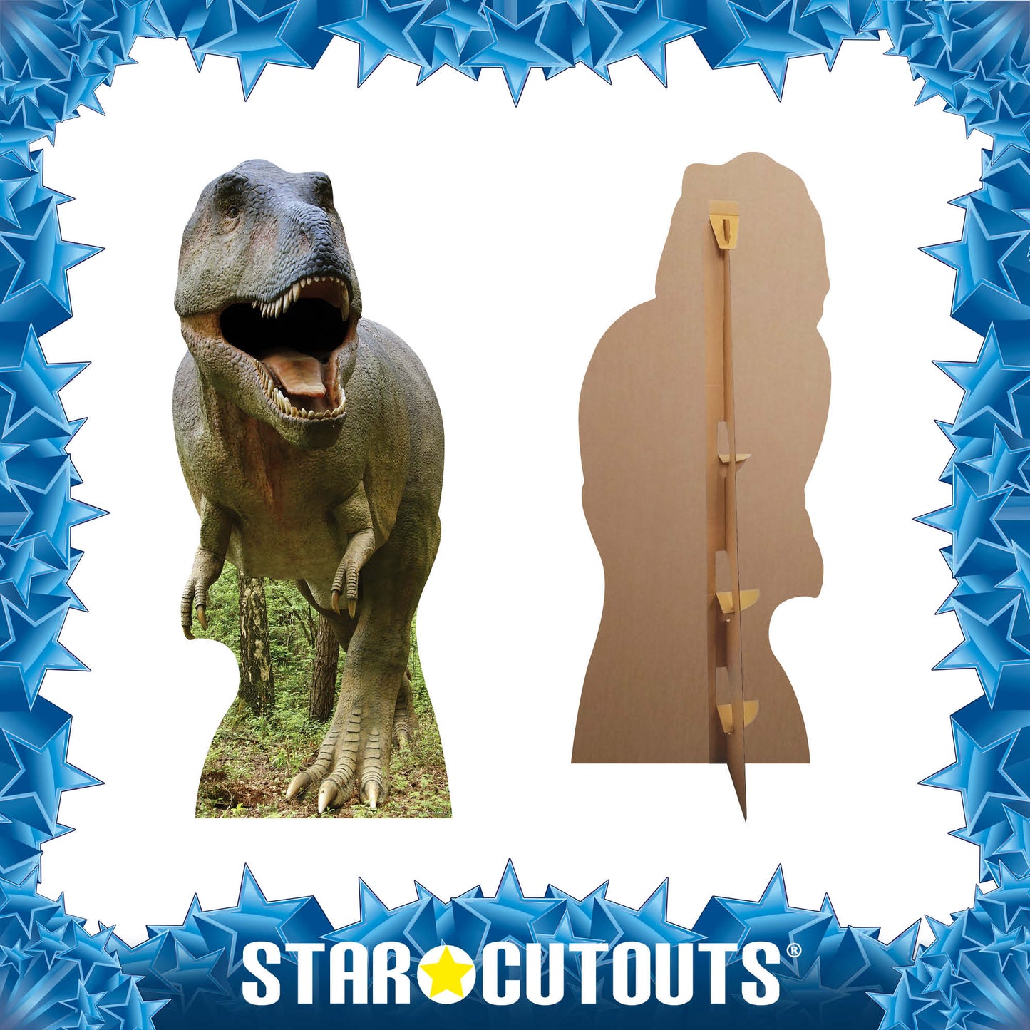 SC137 Tyrannosaurus Rex  Cardboard Cut Out Height 186cm